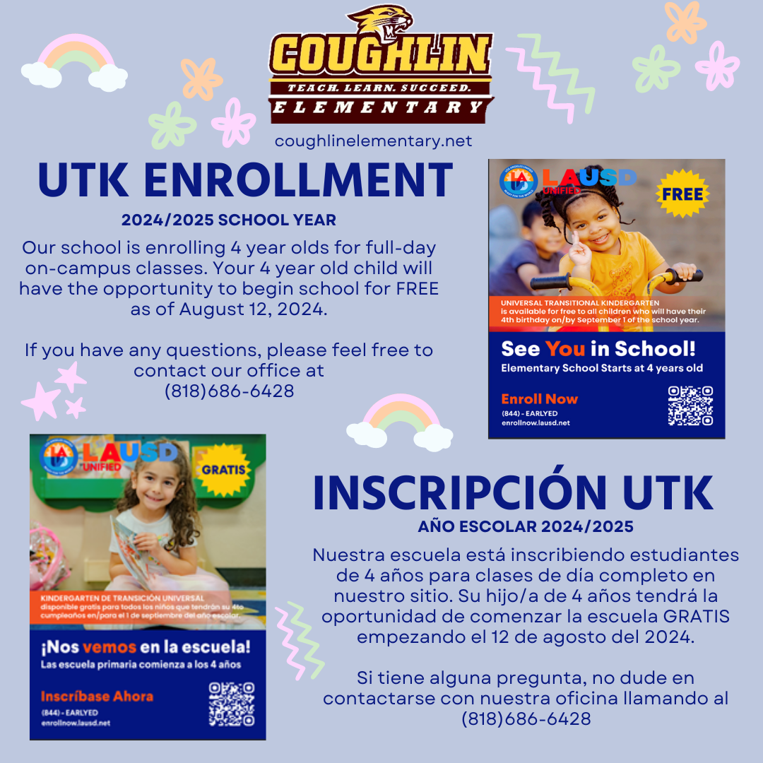 UTK Enrollment/ Inscripción UTK